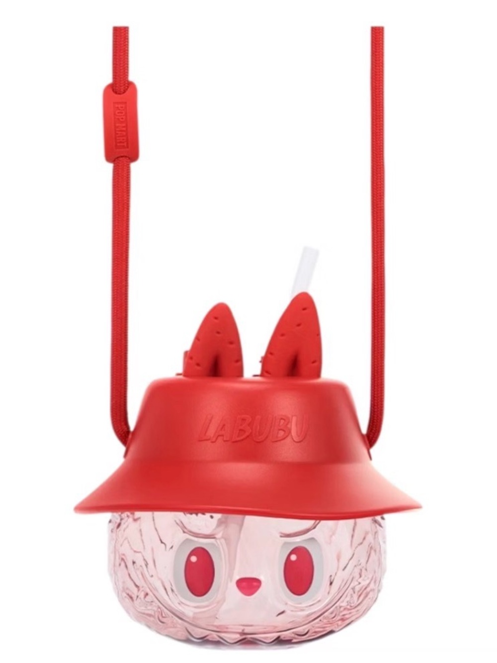 Pop Mart Labubu The Monsters Wacky Mart Series Tomato Red Tumbler
